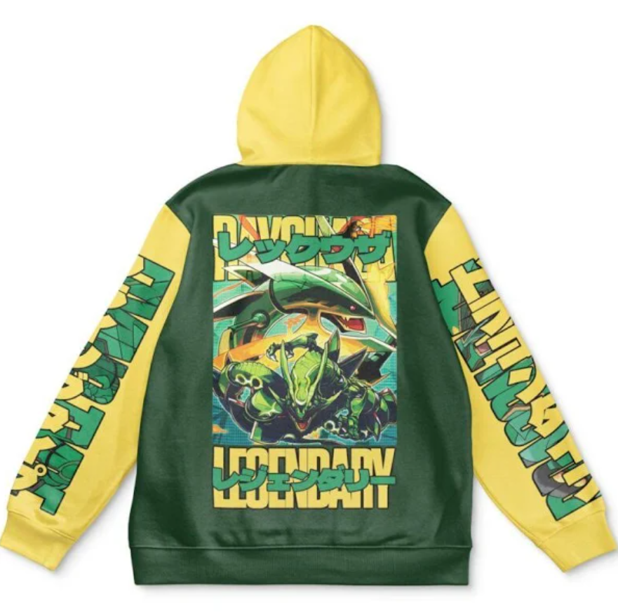 Rayquaza Pokemon Streetwear Hoodie HG – Teexmedia