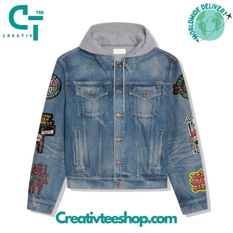 A Tribe Called Quest Midnight Marauders Hooded Denim Jacket