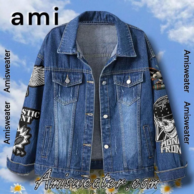 Agnostic Front New York Blood Tour 2025 Denim Jacket-a