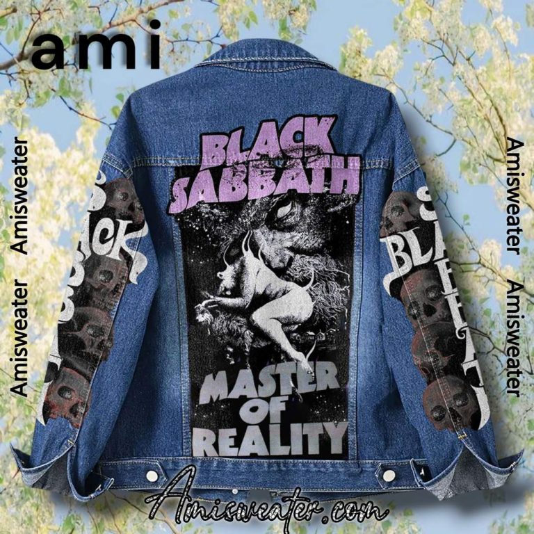 Black Sabbath Master Of Reality Denim Jacket-a