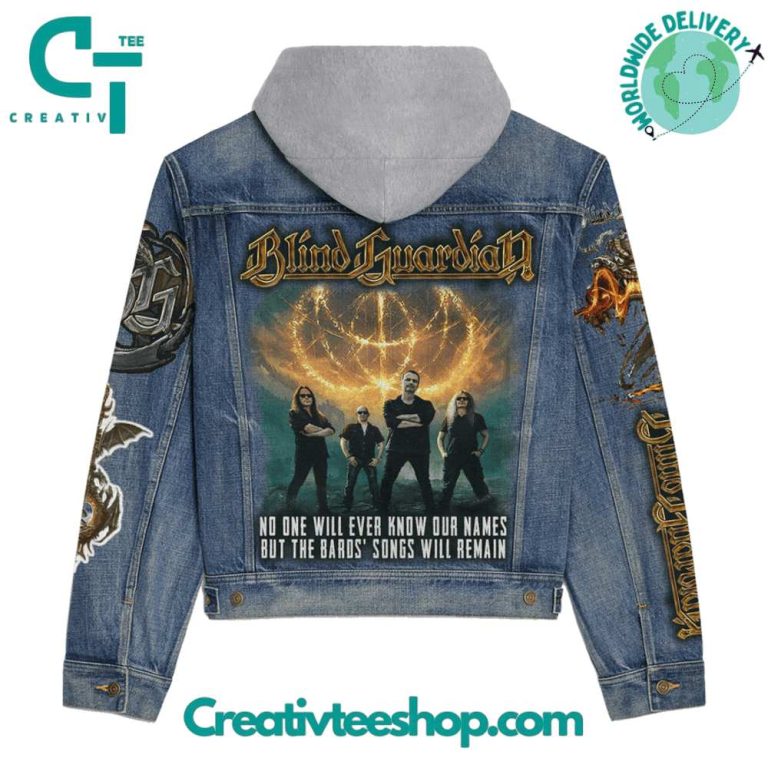 Blind Guardian Hooded Denim Jacket