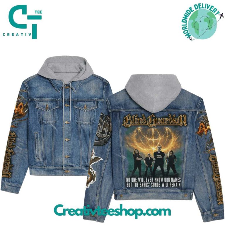 Blind Guardian Hooded Denim Jacket