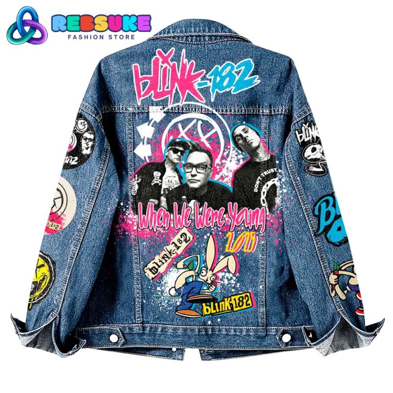 Blink182 When We Were Young Festival 2025 Denim Jacket