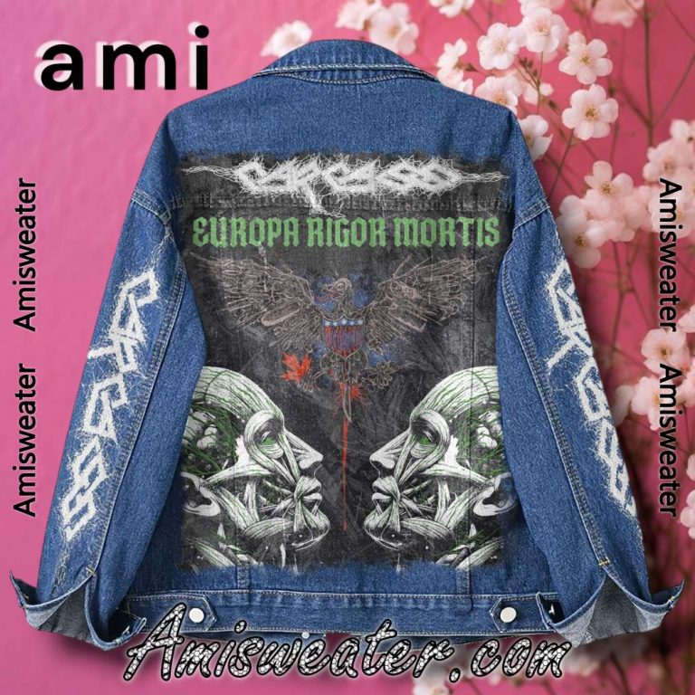 Carcass Europa Rigor Mortis Denim Jacket-a