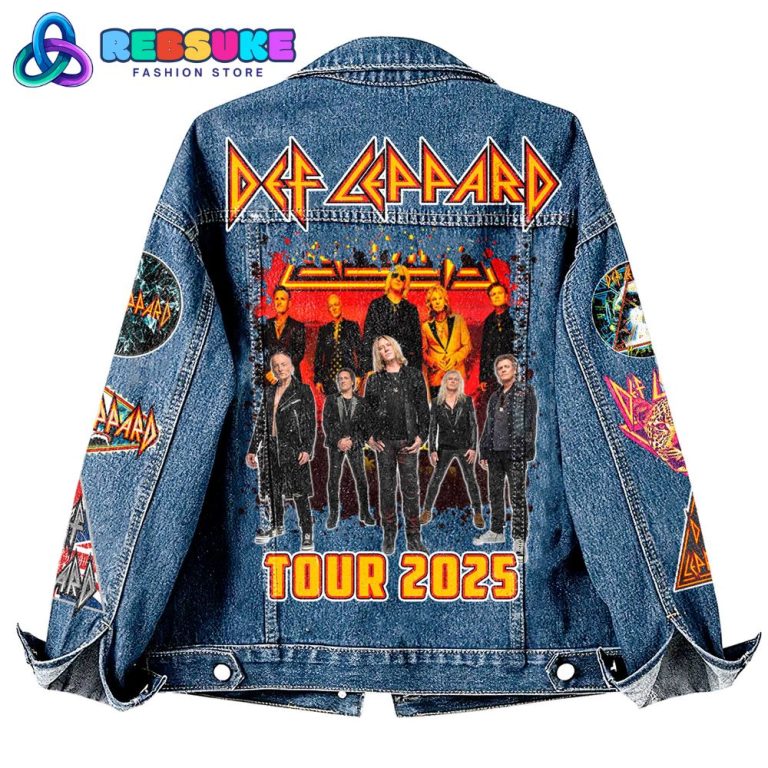 Def Leppard Tour 2025 Limited Edition Denim Jacket