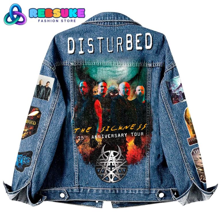 Disturbed The Sickness 25th Anniversary Tour Denim Jacket