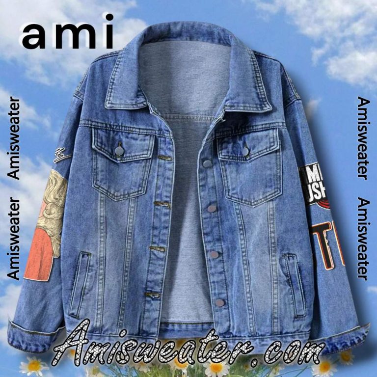 Dolly Parton Everybody Shout It Friends Denim Jacket-a