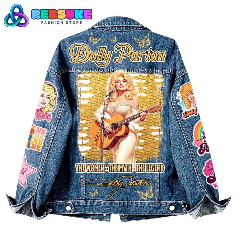 Dolly Parton The Women The Myth The Legend Denim Jacket