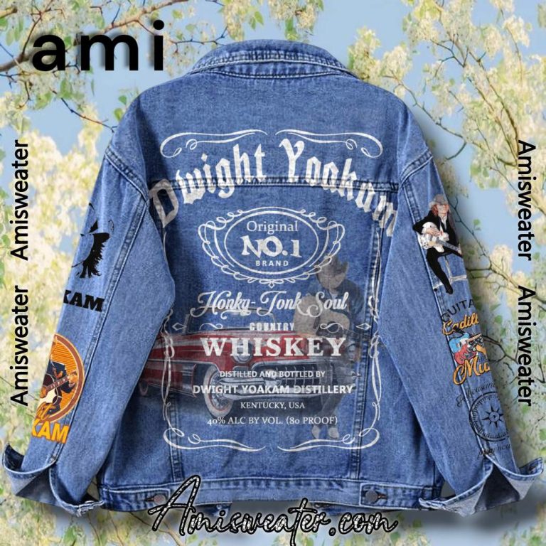 Dwight Yoakam Whiskey Denim Jacket-b