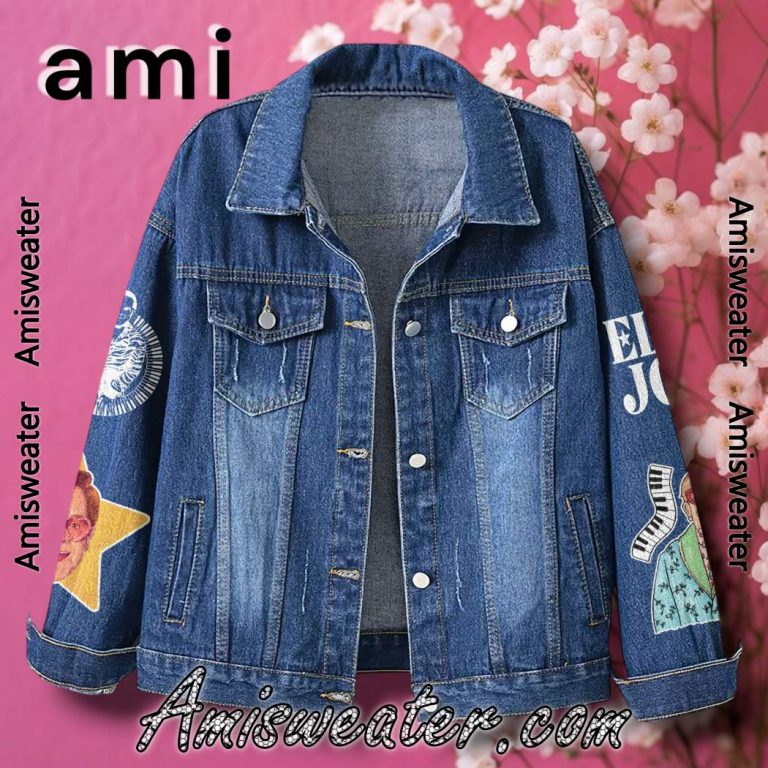 Elton John Who Believes In Angels Denim Jacket-a