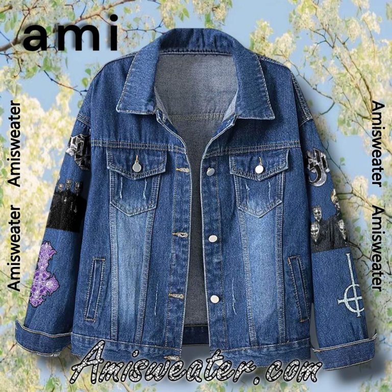 Ghost Skeletour World Tour 2025 Denim Jacket-a