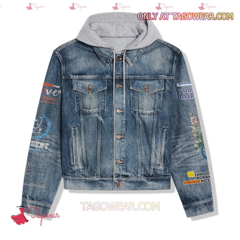 Good Doctor How Do You Heal A World Turned Upside Down Jean Hoodie Jacket-b