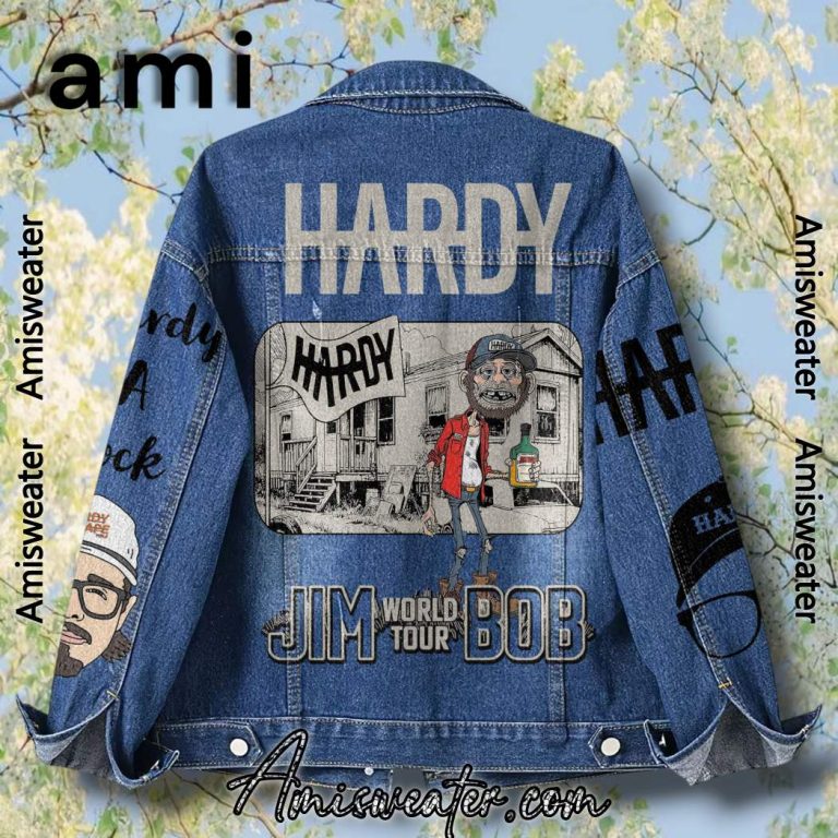 Hardy Jim Bob World Tour Denim Jacket-b
