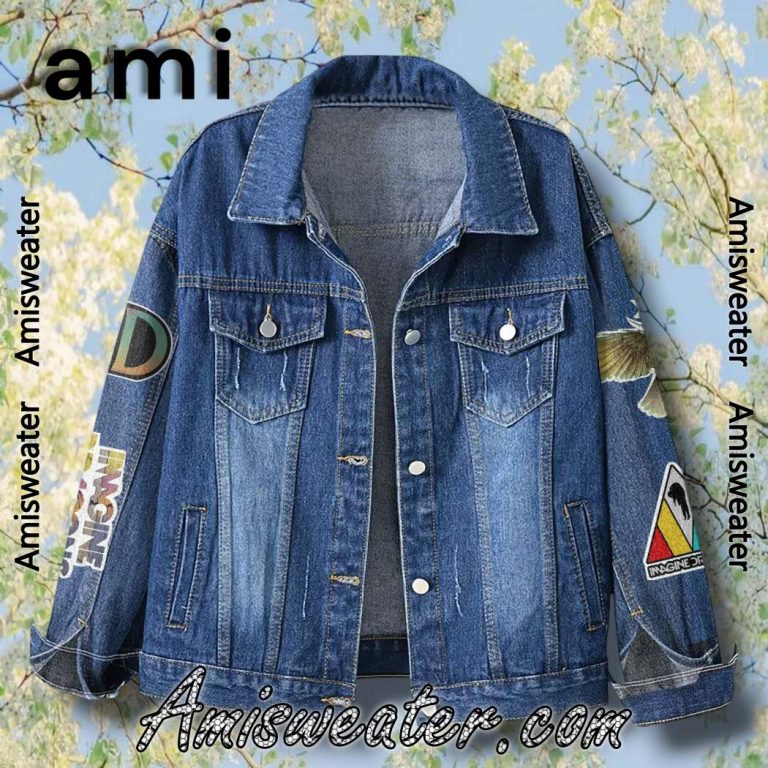 Imagine Dragons Reflections I Woke Up I'm A Ok Denim Jacket-b