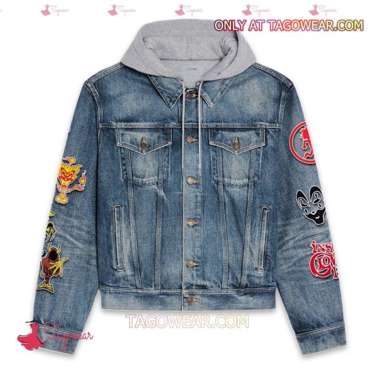 Insane Clown Posse Joker Icp Hooded Denim Jacket-a