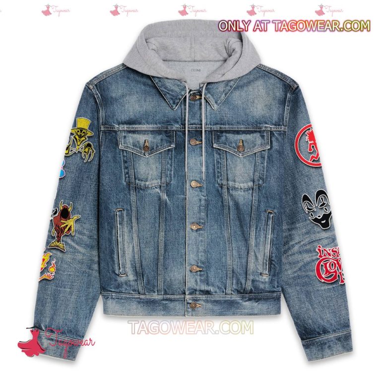 Insane Clown Posse Joker The Ringmaster Hooded Denim Jacket-a