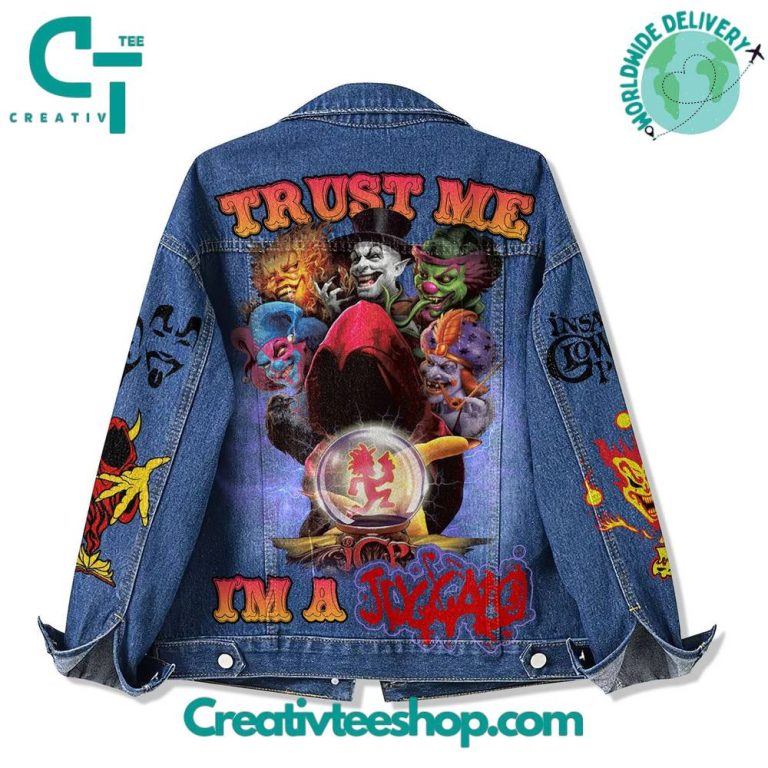 Insane Clown Posse Trust Me Im A Juggalo Denim Jacket