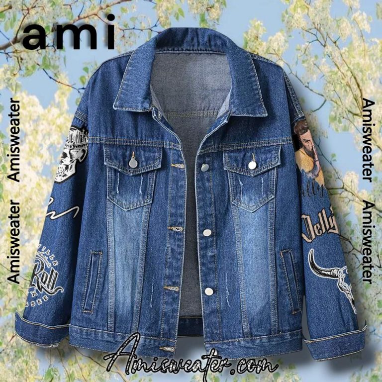 Jelly Roll Beautifully Broken Denim Jacket-a