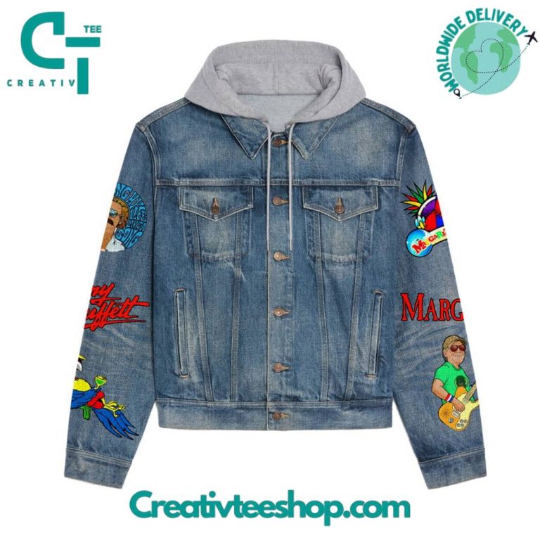 Jimmy Buffet Hooded Denim Jacket