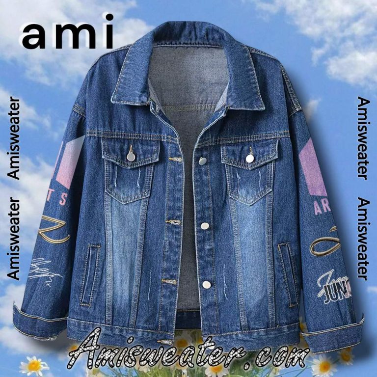 Jung Kook Every Hour Every Minute Every Second Denim Jacket-a