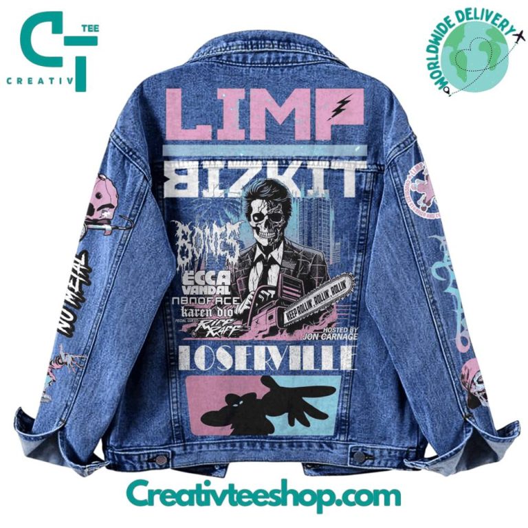 Limp Bizkit Loserville Tour 2025 Denim Jacket