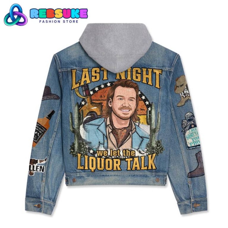 Morgan Wallen Last Night Hoodie Denim Jacket