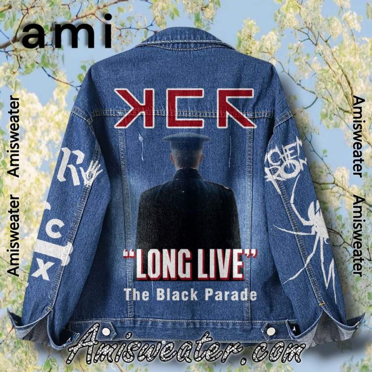 My Chemical Romance Long Live The Black Parade Denim Jacket-b