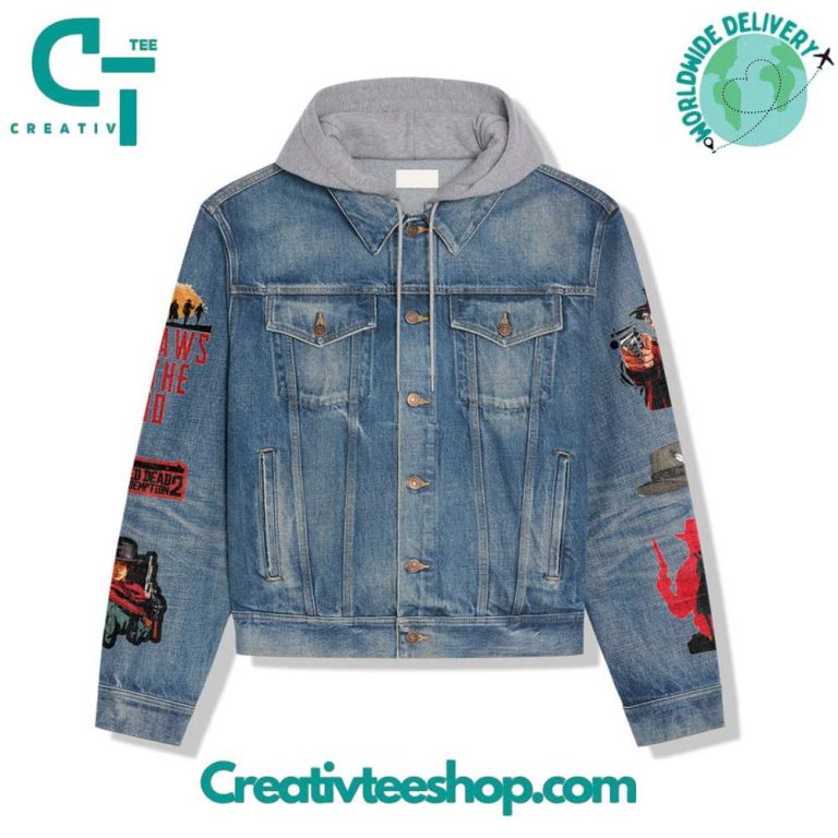 Red Dead Redemption 2 Hooded Denim Jacket
