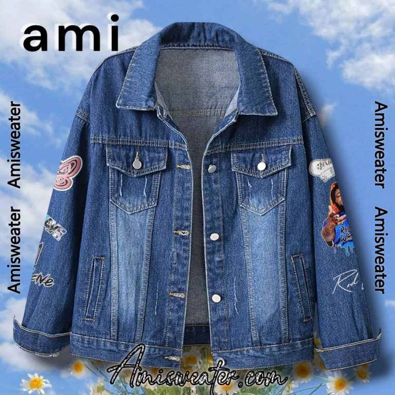 Rod Wave Last Lap Tour Denim Jacket-a