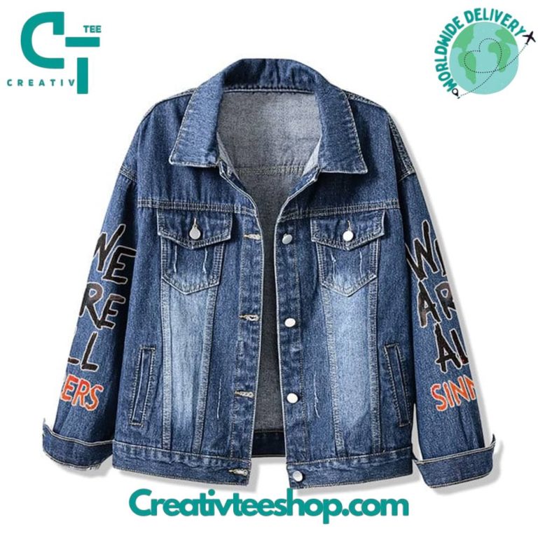 Sinners Dance with the Devil Denim Jacket