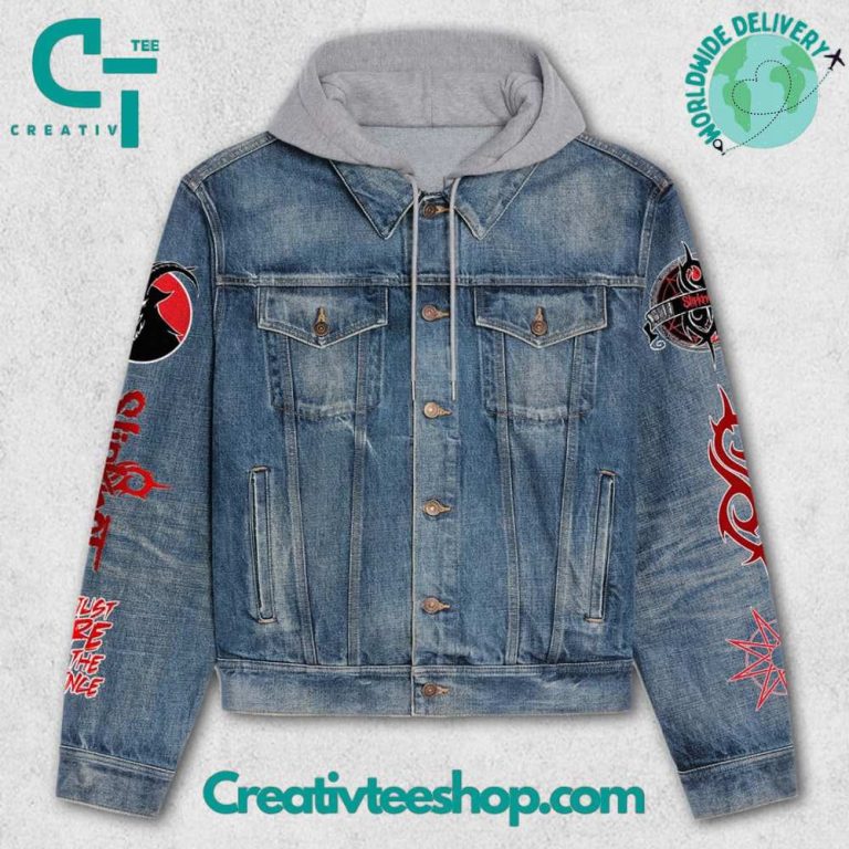Slipknot 25th Anniversary Hooded Denim Jacket