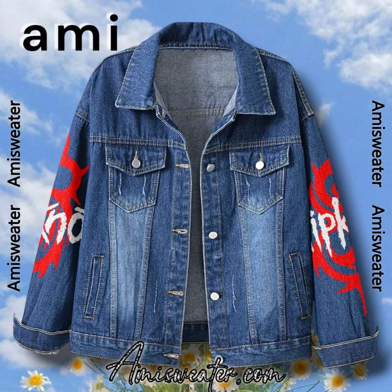 Slipknot Here Comes The Pain Denim Jacket-b