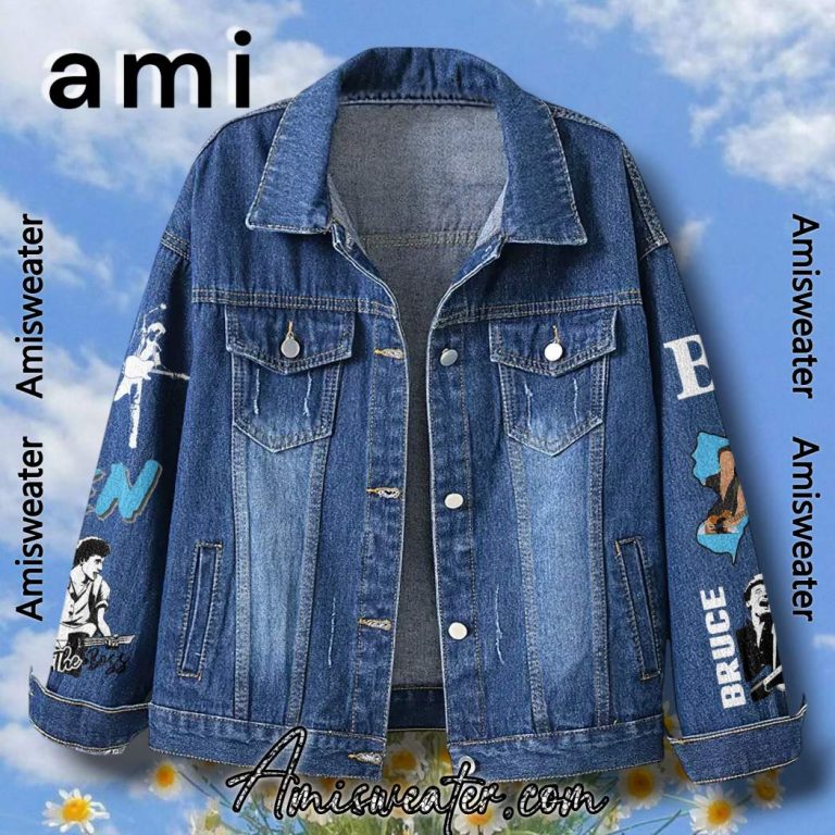 Springsteen And E Street Band 2025 Tour Denim Jacket-b