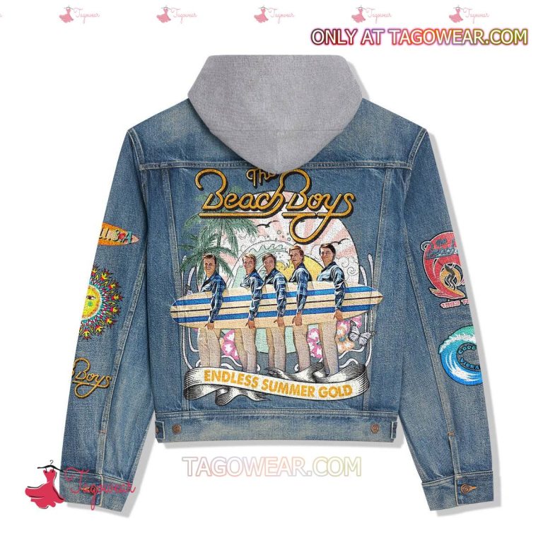 The Beach Boys Endless Summer Gold Jean Hoodie Jacket-b
