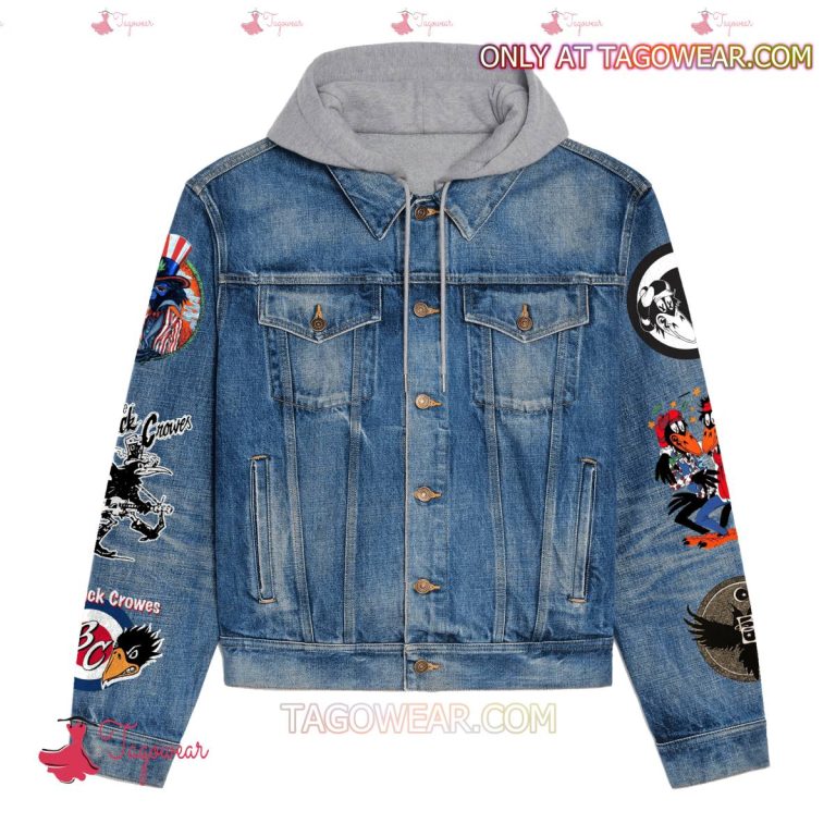 The Black Crowes She Talks To Angels Jean Hoodie Jacket-b