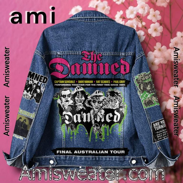 The Damned Final Australian Tour Denim Jacket-b