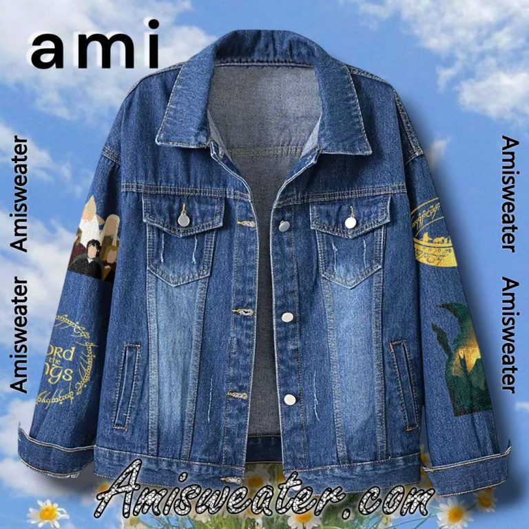 The Lord Of The Rings The Rings Must Be Destroyed Denim Jacket-a