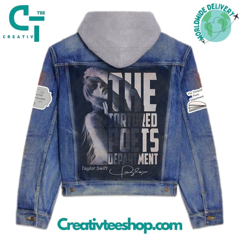 The Tortured Poets Department Taylor Swift Spotify Denim Jacket