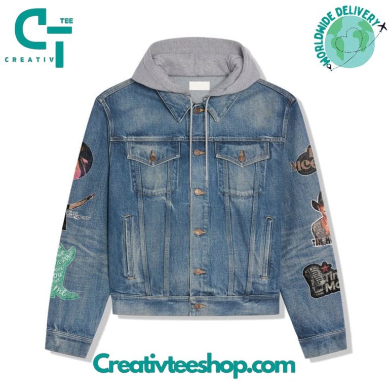 Tim McGraw Hooded Denim Jacket