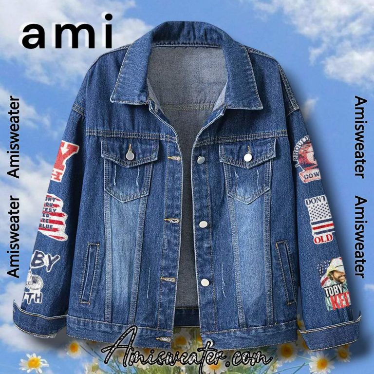 Toby Keith An American Legend Denim Jacket-a