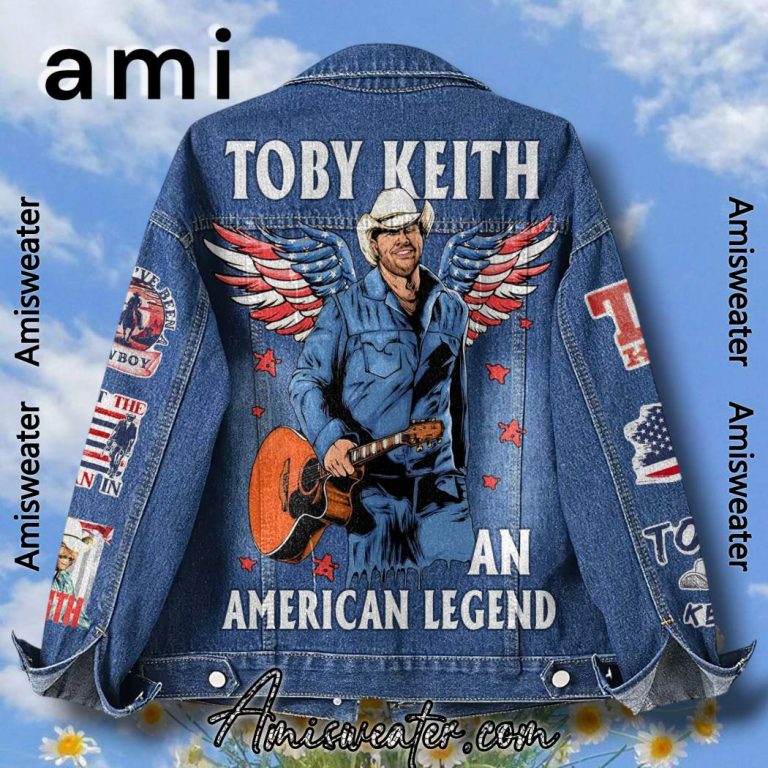 Toby Keith An American Legend Denim Jacket-b