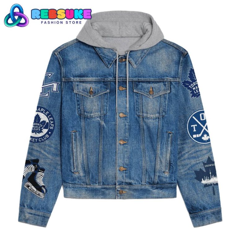 Toronto Maple Leafs NHL Hoodie Denim Jacket