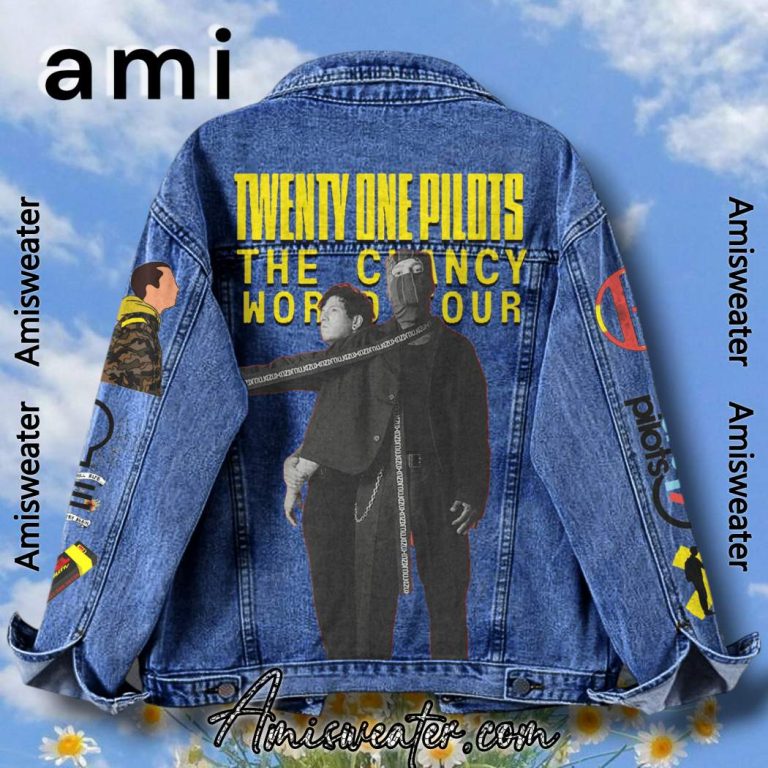 Twenty One Pilots The Clancy World Tour Denim Jacket-b