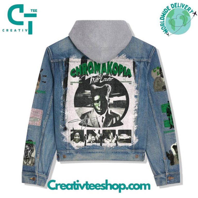 Tyler The Creator Chromakopia Hooded Denim Jacket